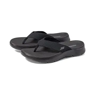 Skechers Damen On-The-go Walk Flex Sandal-Splendor Flipflop, Black Textile, 39 Eu