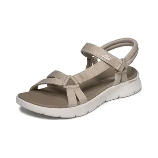 Skechers Go Walk Flex Sublime Damen Sandalen Beige - 38
