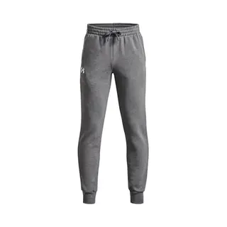 Under Armour Rival Fleece Joggers Logo Jogginghose Dunkelgrau Kind - L