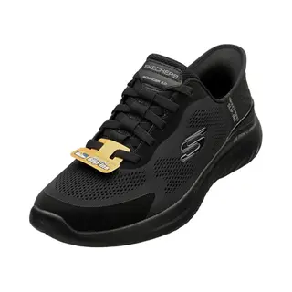 Skechers Bounder 2.0 Emerged Slip-In Herren-Sneaker, Schwarz/Schwarz, 44 Eu