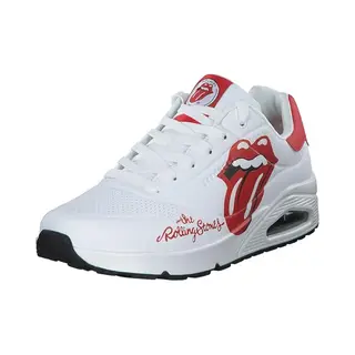 Skechers Uno Rolling Stones 183102 Herensneakers, Wit, 42 Eu