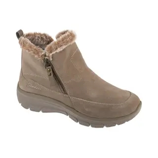 Skechers Bottines à Fermeture éclair Easy Going Cool Pour Femme, Taupe, 36 Eu