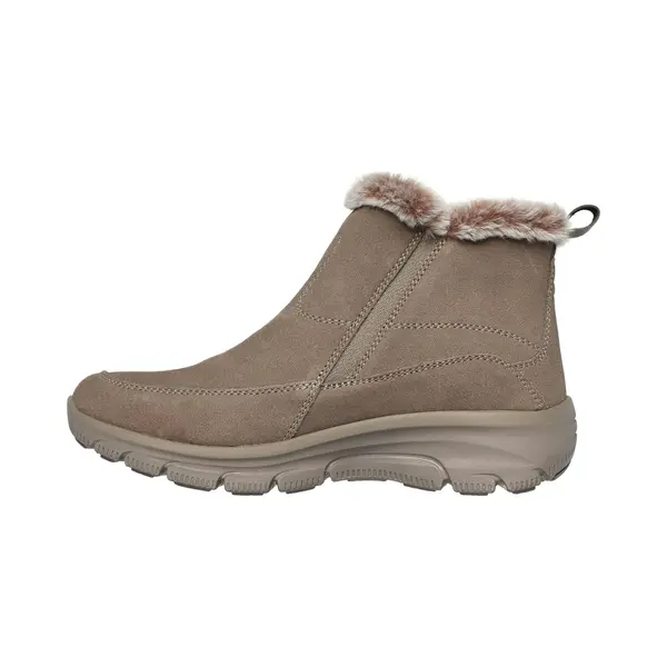 Skechers Women's Easy Going Cool Zip! Boots, Taupe Suede, 8 Uk thumbnail