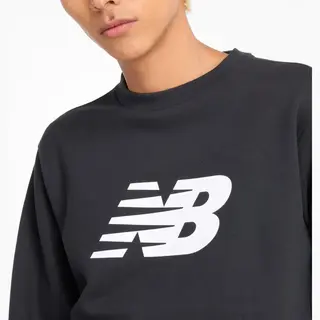 New Balance Sport Core Brushed Crew Heren Sporttrui - Black
