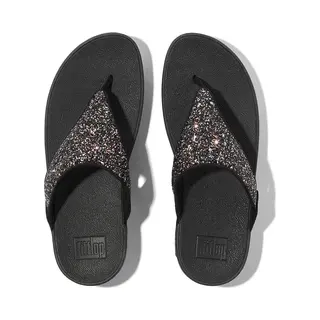 Fitflop Lulu Multi-Tonal Glitter Toe-Post Sandals
