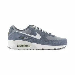 Nike Air Max 90 Premium Men's Trainers, Dark Grey And White, 40 Eu
