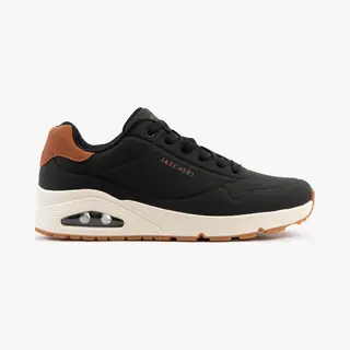 Skechers Herren Uno Suited On Air Sneakers, Schwarz, 42.5 Eu