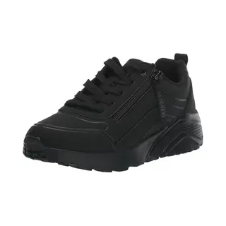 Skechers Uno Lite Easy Zip Sneaker Für Kinder, Unisex, Schwarz, 29 Eu