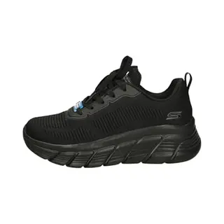 Skechers Für Damen. 117385 Turnschuhe Bobs Sport B Flex Hi Flying Hi Schwarz (41), 3 Bis 5 Cm, Schnürsenkel, Lässig