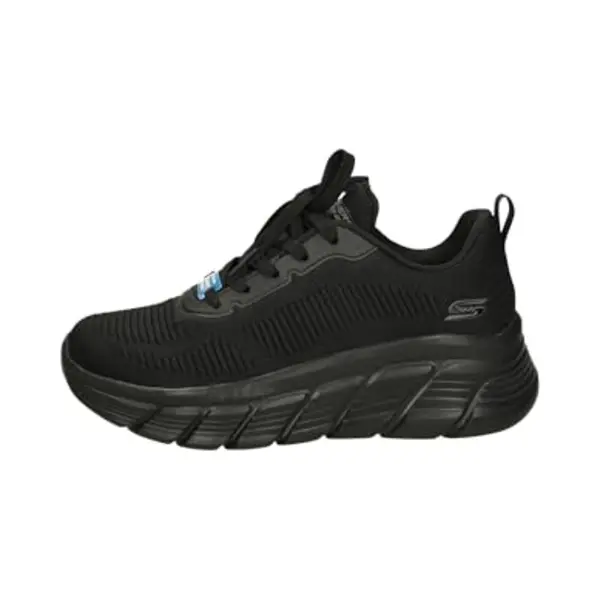 Skechers Für Damen. 117385 Turnschuhe Bobs Sport B Flex Hi Flying Hi Schwarz (41), 3 Bis 5 Cm, Schnürsenkel, Lässig thumbnail