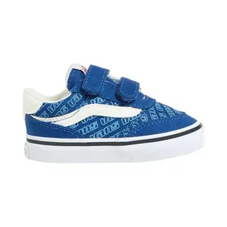 Vans Brooklyn Ls V Sneakers Voor Jongens, True Blue Retro Logo, 22 Eu
