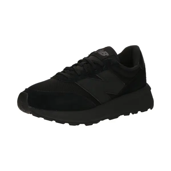New Balance Unisex. U370V1 Leather Sneakers 370 Black (39.5), 1 To 3 Cm, Laces, Casual thumbnail