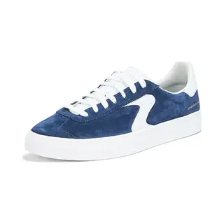 Skechers Men's Arch Fit Legend Hamor Sneaker, Navy Pig Suede/Duraleather/White Trim, 10 Uk