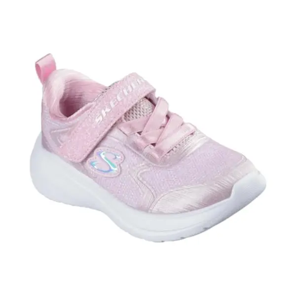 Skechers Girl's Wave 92 Sneakers, Light Pink Sparkle Mesh/Trim, 9.5 Uk Child thumbnail