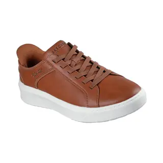 Skechers Slip-Ins, Court Break - Suit Sneaker 183177-Cog, Men Sneakers, Brown, 42, 5 Eu