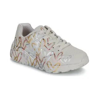 Skechers For Woman/girl. 314067L Trainers Uno Lite Metallic Love Beige (28), 3 To 5 Cm, Laces, Casual, Children's Fashion