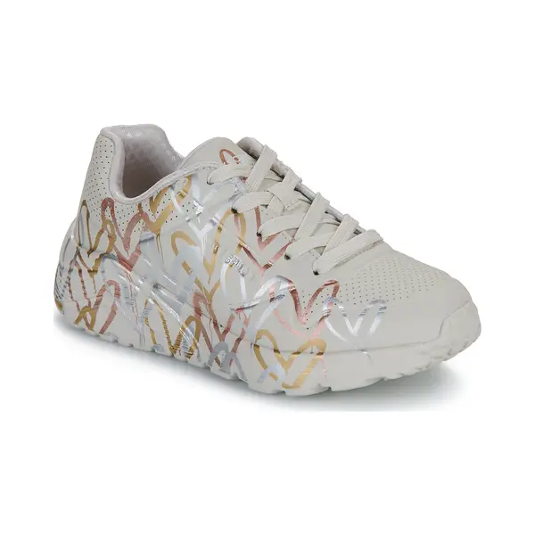 Skechers For Woman/girl. 314067L Trainers Uno Lite Metallic Love Beige (28), 3 To 5 Cm, Laces, Casual, Children's Fashion thumbnail