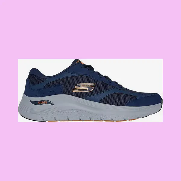 Skechers Für Herren. 232702 Arch Fit 2.0 The Keep Navy Schuhe (40), Wohnung, Schnürsenkel, Lässig, Marine thumbnail