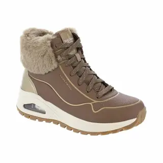 Skechers, Damen, Boots + Stiefel, Uno Rugged Fall Air, Braun, Grau, (38)