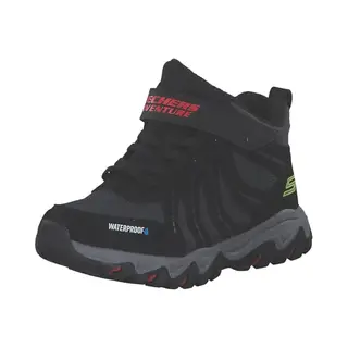 Skechers Jungen Rugged Ranger Trainer, Black Synthetic/Red & Yellow Trim, 37 Eu