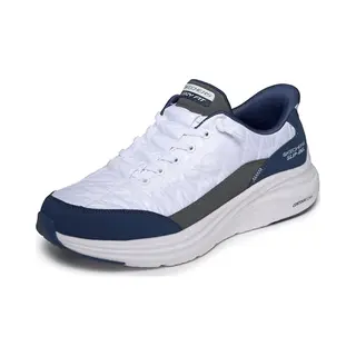 Skechers Men's Contour Foam Cozy Fit Slip-in, White, 12 Uk