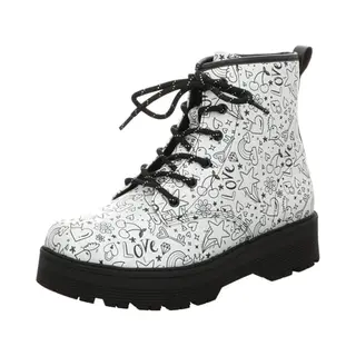 Skechers Mädchen Gravlen Hi Doodle Down Stiefelette, Blau, 30 Eu