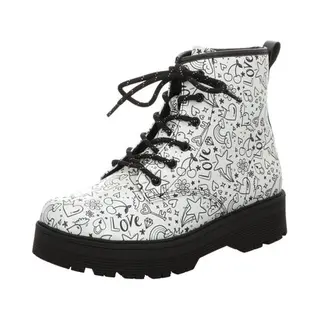 Skechers Gravlen Hi - Doodle Down Meisjes Laarzen - Zilver