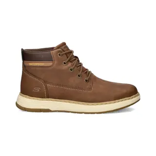Skechers Herren Garlan Deno Stiefelette, Brown Synthetic, 43 Eu