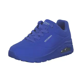 Skechers Women's Uno Stand On Air Trainers, Dazzling Blue Durabuck/Mesh, 3 Uk
