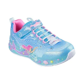 Skechers Sneakers 'Mermaid Dreams' Azuur / Aqua / Lichtroze / Wit