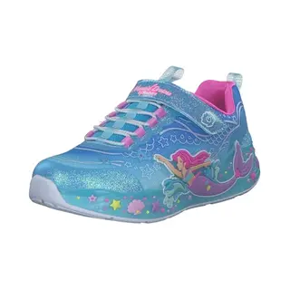 Skechers Mermaid Dreams 303060L-Blmt, Girl Sneakers, Sports Shoes, Blue, 34 Eu