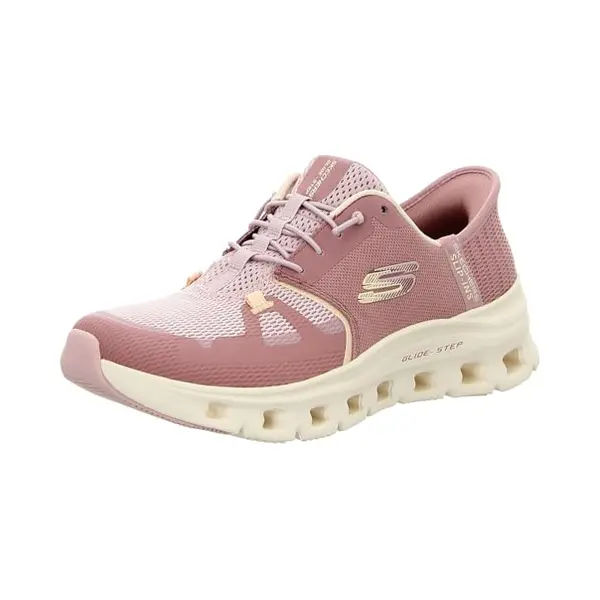 Skechers Women's Glide-Step Pro Slip-in Trainers, Dark Mauve Mesh/Light Mauve Trim, 7 Uk thumbnail