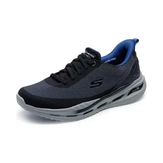 Skechers Herren Arch Fit Orvan Kincade Sneaker, Black Knit/Synthetic, 45 Eu