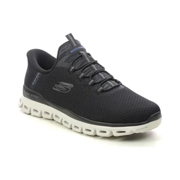 Skechers Slip In Glide Mens Blk Black Mens Trainers 233010 In A Plain Textile In Size 10 thumbnail