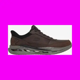 Skechers Orvan - Moxley Slip-Ins Arch Fit Shoes Brown Black Grey - 42