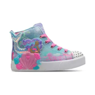 Skechers Seashell Magic - Mermaid Sea 314326L-Blmt, Girl Plimsolls, Sports Shoes, Blue, 34 Eu