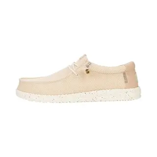 Heydude Wally Stretch Sox - Zapatos Estilo Mocasín Para Hombre, Irish Cream/Egret, 45