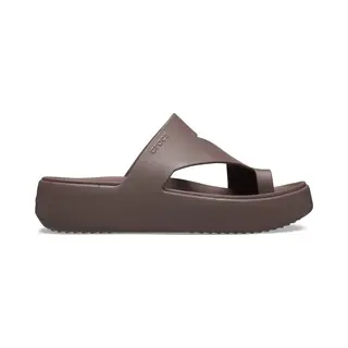 Crocs Women Sandal, Getaway Platform Toe Loop, Truffle, 8 Uk Women