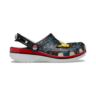 Crocs Open Schoenen 'Classic' Blauw / Rood / Zwart / Wit