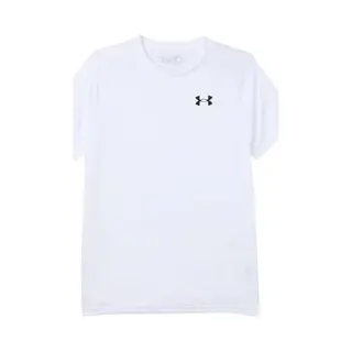 Under Armour Ua Tech 2.0 Ss-Wht Jongens Sportshirt - Wit - Zwart