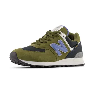 New Balance Sneakers Laag '574' Royal Blue/koningsblauw / Olijfgroen / Zwart / Wit
