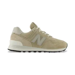 New Balancevoor Vrouwen. W574V2_LI Leren Sneakers 574 Beige (41.5), Leer, Plat, Veters, Casual