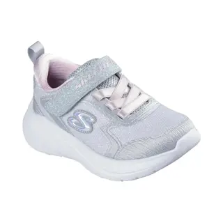 Skechers Wave 92 Mädchen-Sneaker, Hellgrau, Größe 4