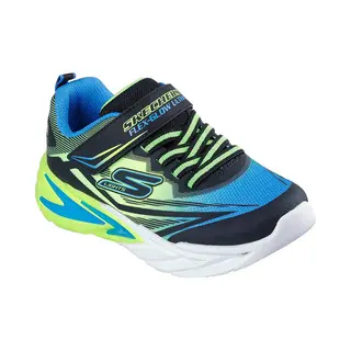 Skechers Flex-Glow Ultra Sneaker, Black Blue Lime, 47 Eu