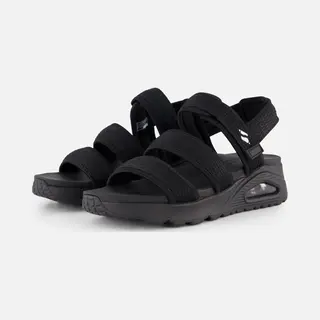Skechers Uno Sandalen Zwart Textiel - Maat 41