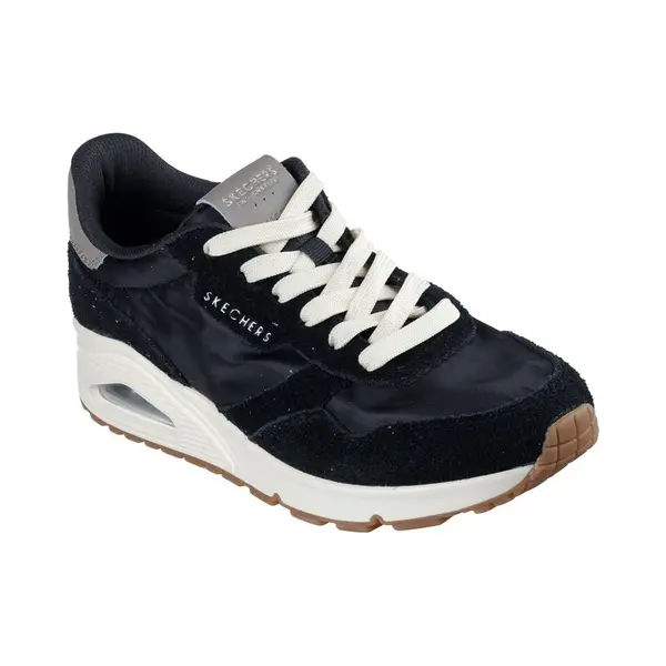 Skechers Uno Vintage Dayz Damen Schuhe Schwarz Weiß - 37 thumbnail