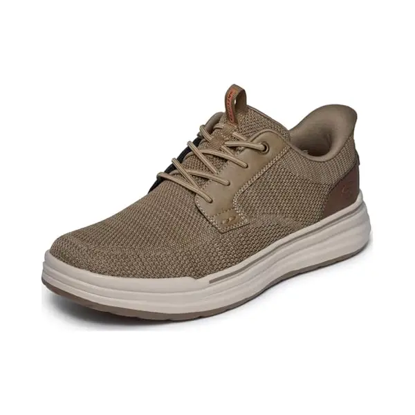 Skechers Herren Sterling Ramone Sneaker, Taupe Knitted Mesh, 44 Eu thumbnail