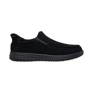 Skechers Herren Murette Scofield Hausschuh, Black Microfiber, 45 Eu