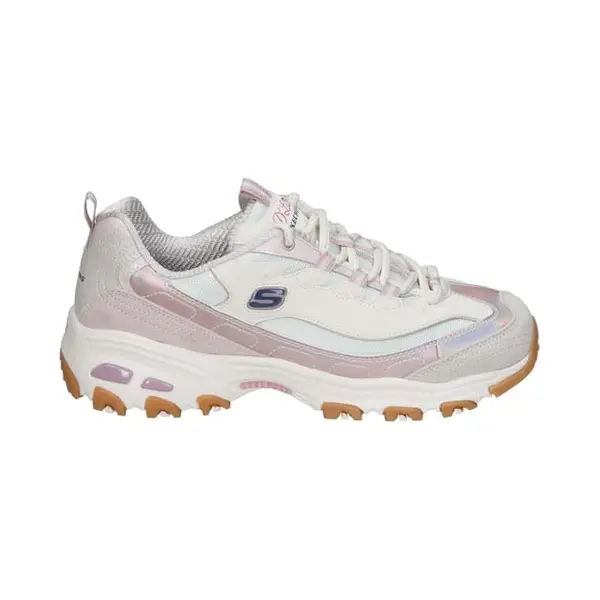 Skechers D'lites Smooth Nostalgia Damen-Sneaker, Hellrosa, 41 Eu thumbnail