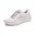Off White Textile / Purple Trim